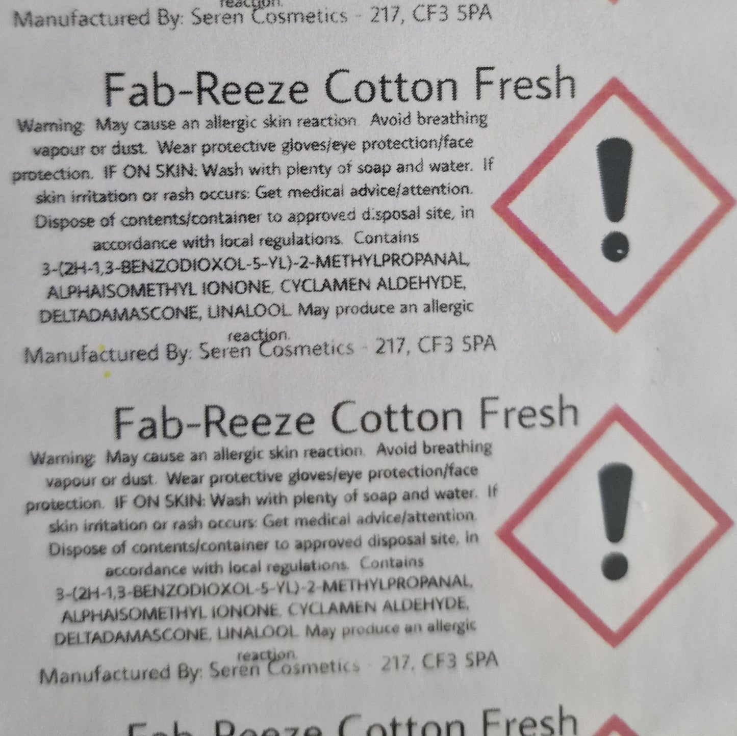 Fab-Reeze Cotton Fresh Room Spray