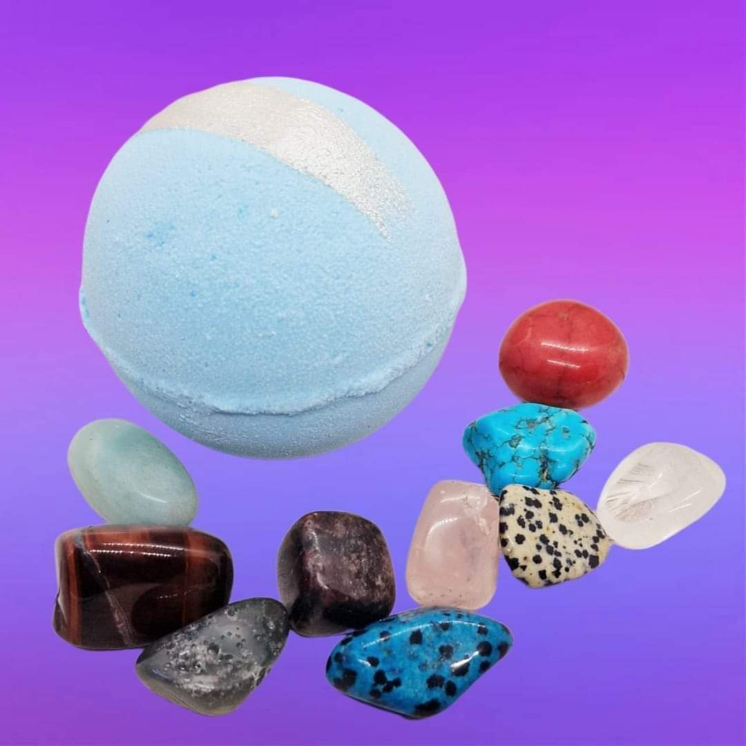 Crystals Round Bath Bomb