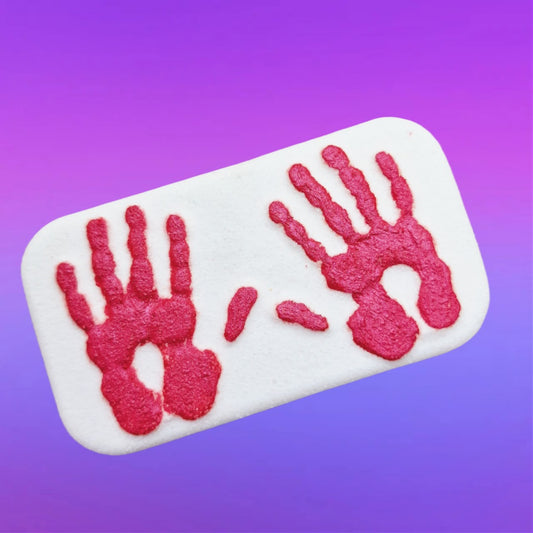 Hand Prints Bath Bomb