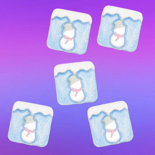 Mini Snowman Bath Bombs x 5