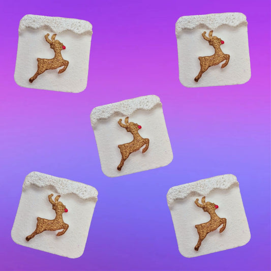 Mini Flying Reindeer Bath Bombs x 5