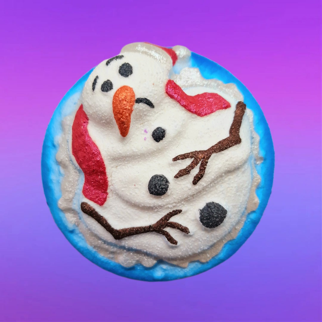 Melted Snowman Bath Bomb