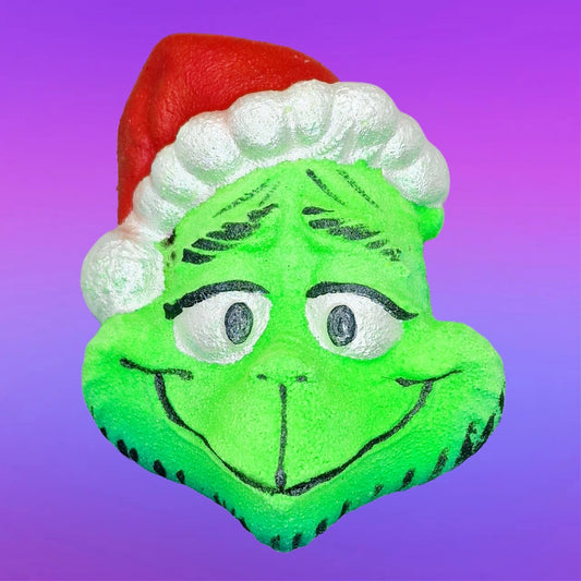 Grinch Head Bath Bomb