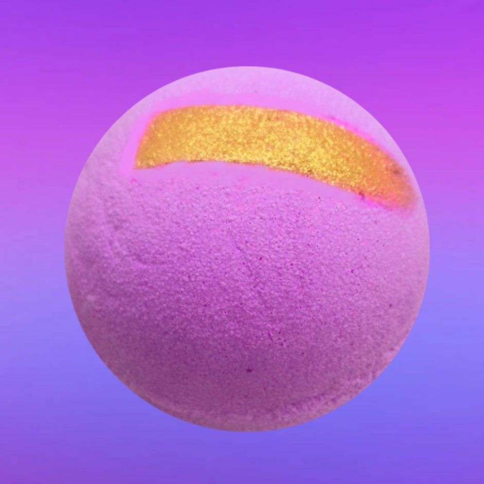 Raspberry Fizz Round Bath Bomb