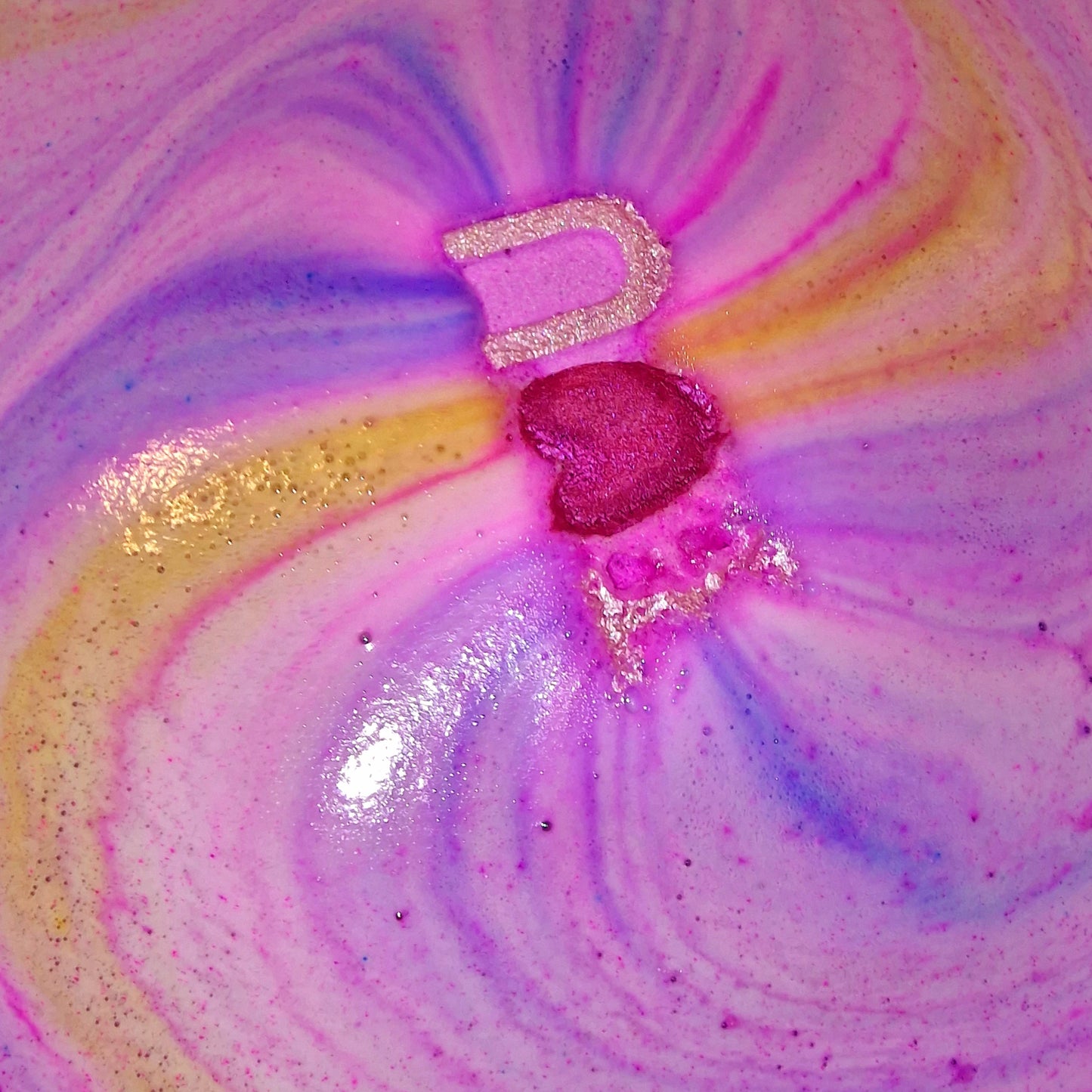 I Love You Bath Bomb - Pink