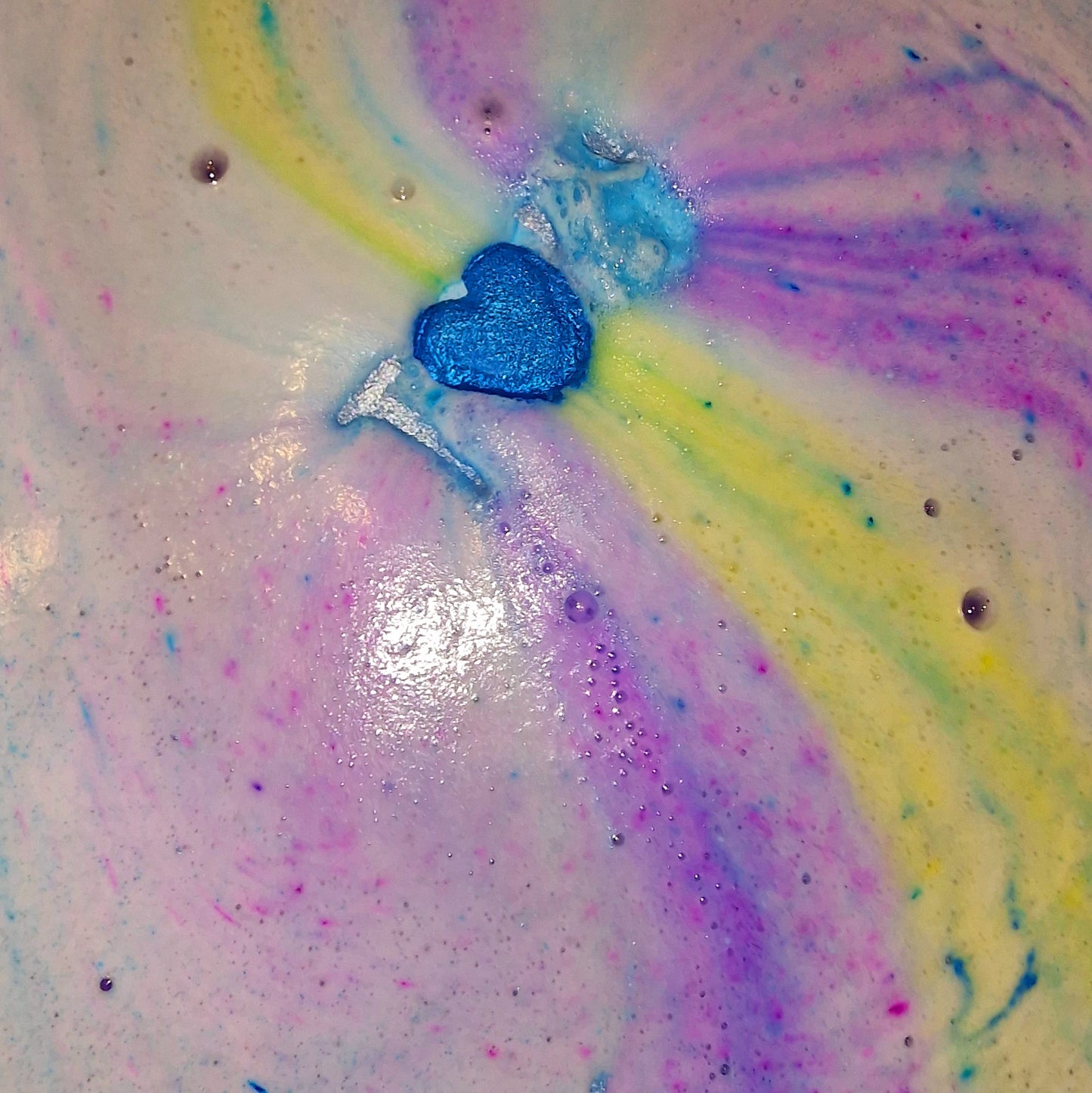 I Love You Bath Bomb - Blue