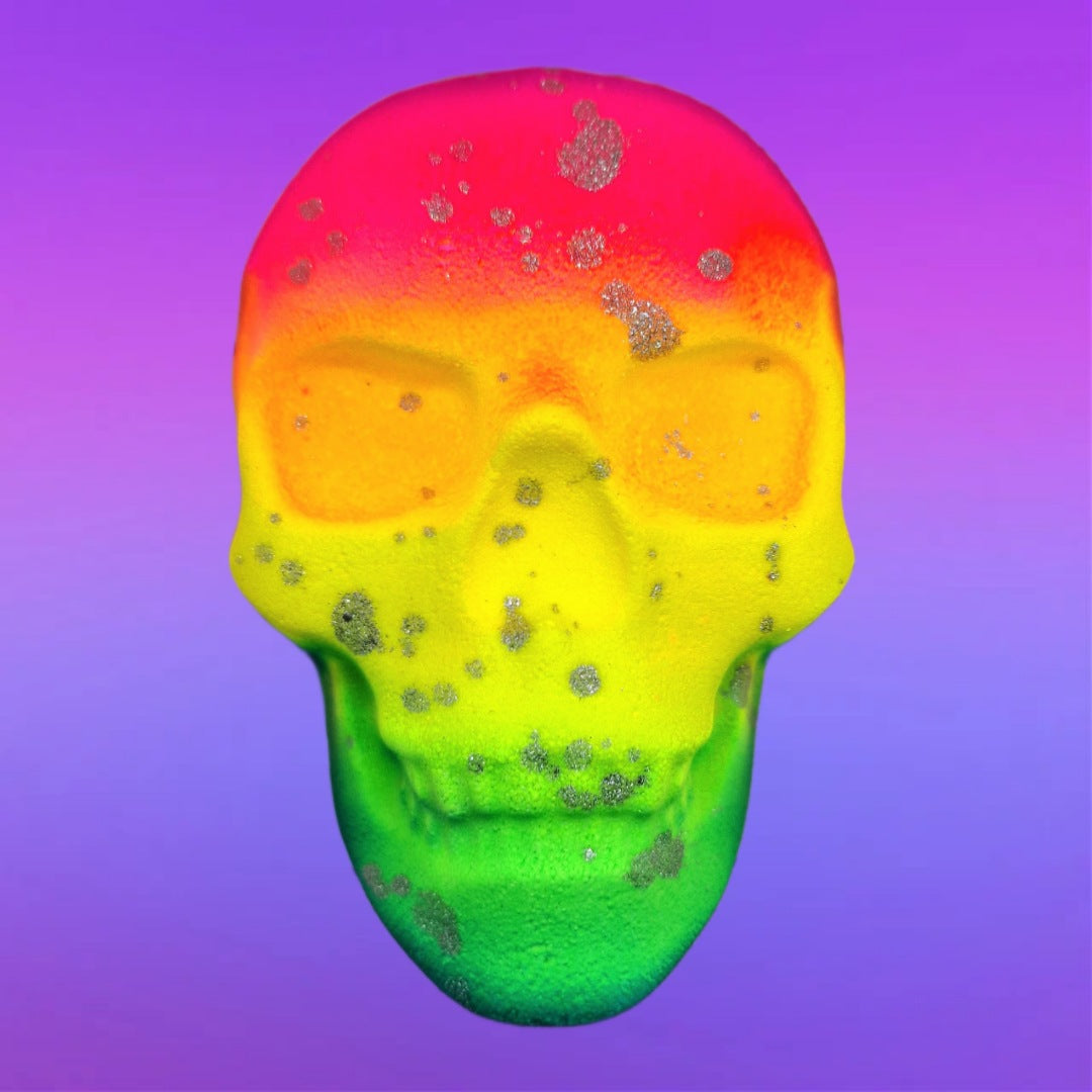 Rainbow Skull Bath Bomb